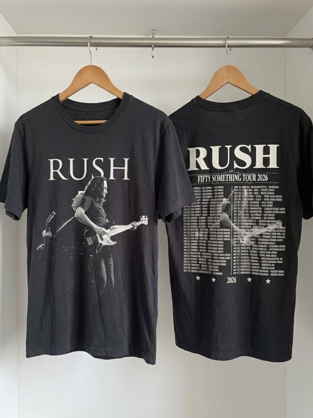 Rush Fifty Something Tour 2026 T-Shirt Reprint
